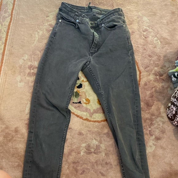 Grey Cheap Monday skinny jeans size 27/30 - Picture 1 of 2